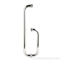 Ang mga modernong glass shower door ay humila